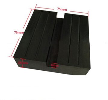 Universal Black Groef Ingelaste Frame Rail Jack Bescherming Adapter Vierkante Rubber Pad Autoband Reparatie Tools Jacking Lifting Pad