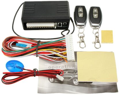 Universal Car Afstandsbediening Centrale Deurvergrendeling Vergrendeling Keyless Entry System Kit Hoofdunit En Afstandsbedieningen