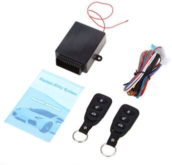 Universal Car Auto Centrale Kit Deurvergrendeling Locking Vehicle Keyless Entry Systeem Met Remote Controllers Auto Alarm Syste