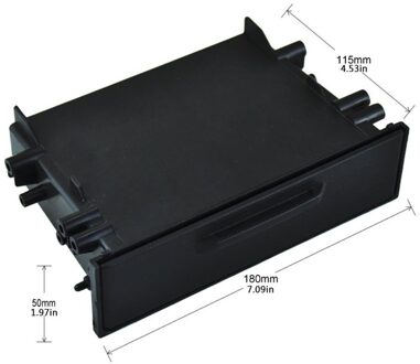 Universal Car Auto Enkele Din Radio Pocket Kit Installatie Set Up Dash 1 Opbergdoos Auto Voor Toyota