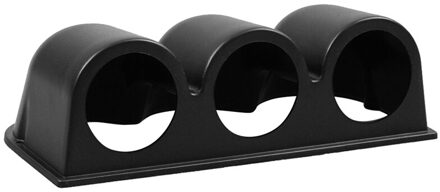Universal Car Black 2Inch 52Mm 3 Triple Hole Dash Gauge Pod Mount Houder Abs Zwart