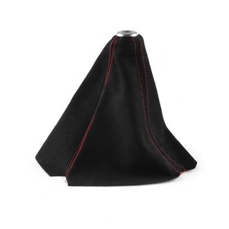 Universal Car Gear Shift Kraag Faux Lederen Stick Knop Cover Boot Gaiter Accessoires Rood