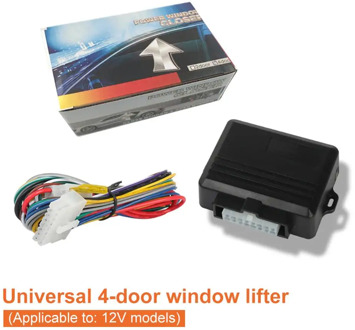 Universal Car Power Window Roll Up Closer For 4 Doors Auto Close Windows Remotely Close Windows Module Alarm System Dropshipping