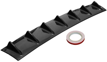 Universal Car Rear Bumper Lip Diffuser 7 Haaienvin Stijl Auto Terug Bumper Spoiler Lip Splitter Auto-Styling abs Plastic