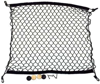Universal Car Rear Cargo Organizer Opslag Elastische Netto Mesh Houder Met 4 Haken CSL88