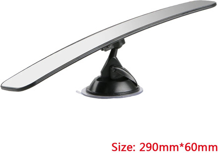Universal Car Truck Mirror Interior Rear View Mirror Suction Rearview 290MM Car Indoor Suction Rearview Cup Mirror