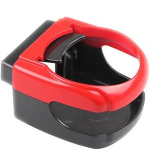 Universal Car Vehicle Air Vent Mount Plastic Drink Cup Fles Houder Beugel Rood