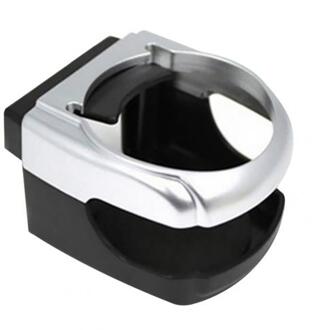 Universal Car Vehicle Air Vent Mount Plastic Drink Cup Fles Houder Beugel Zilver