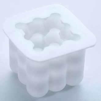 Universal Diy Cube Mold Thee Licht Wax Resin Casting Epoxy Mould Ambachten Gereedschappen Siliconen Mal Kaars Mallen Voor Kaarsen Maken 4x5.5x10.7