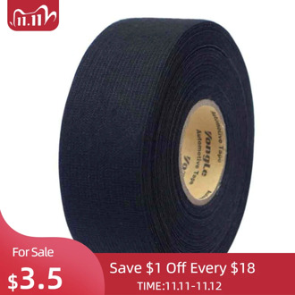 Universal Fabric Cloth Tape Automotive Wiring Harness Black Flannel Car Anti Rattle Self Adhesive Felt Tape Waterproof Glue
