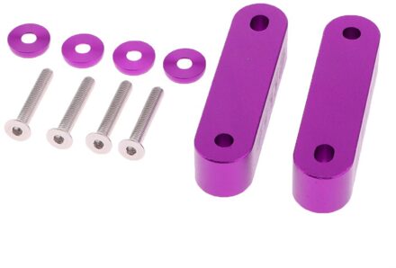 Universal Fit Praktische Aluminium Hood Spacer Stijgers Set Kit paars