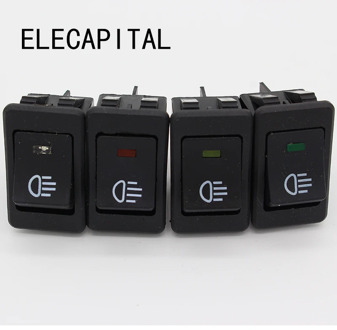 Universal Fog Light Lamp Rocker Switch LED For Car Truck Boat Dash Dashboard 12V 35A