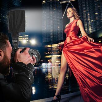 Universal Folding Flash Reflector Flash Diffuser Softbox Speedlite Fotografie Reflector Voor Fotografische Machines Flash