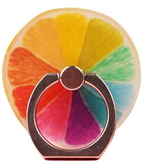 Universal Fruit Telefoon Houder Sluiting Mount Grip Stand Socket 360 Graden Finger Ring Voor Iphone X 8 7 Plus Xiaomi htc H07