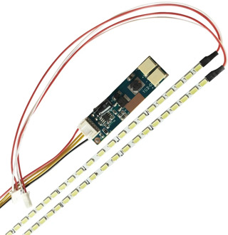 Universal Highlight Dimmable LED Backlight Lamps Update kit Adjustable LED Light For LCD Monitor 2 LED Strips