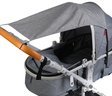 Universal Kinderwagen Accessoires Winddicht Waterdicht Uv Bescherming Zonnescherm Cover Voor Kids Baby Kinderwagens Auto Outdoor Activiteiten grijs