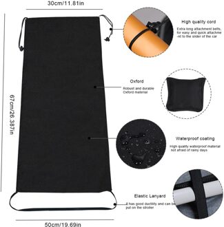 Universal Kinderwagen Accessoires Winddicht Waterdicht Uv Bescherming Zonnescherm Cover Voor Kids Baby Kinderwagens Auto Outdoor Activiteiten zwart