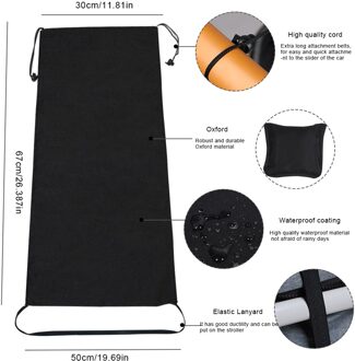 Universal Kinderwagen Accessoires Zonnescherm Zonneklep Vervoer Luifel Cover Voor Baby Zuigelingen Autostoel Uv-bestendig Hoed zwart