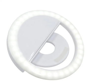 Universal LED Selfie Ring Fill Light Dimmable Mobile USB Led Ring Lamp Lighting Luminous Ring Clip For All Cell Phones