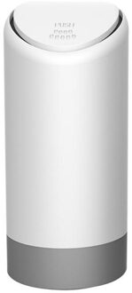 Universal Mini Siliconen Vuilnis Vuilnis Houder Opknoping Auto Vuilniszak Auto Prullenbak Draagbare Auto Prullenbak Auto Organizer Opslag wit