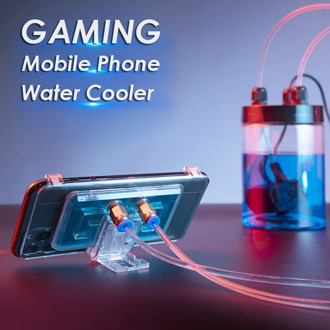 Universal Mobile Phone Water Cooling Radiator Adjustable Portable Fan Holder Phone Water Cooler For iPhone Samsung 5G Cell Phone