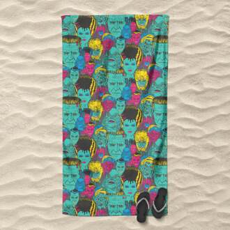 Universal Monsters Frankenstein Mixed Pattern Beach Towel