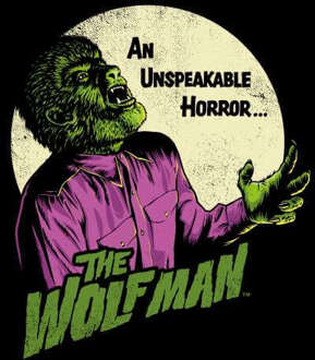 Universal Monsters The Wolfman Retro Dames Trui - Zwart - XS - Zwart