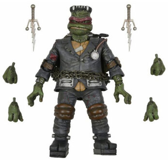 Universal Monsters x TMNT: Ultimate Raphael as Frankenstein's Monster 7 inch Action Figure