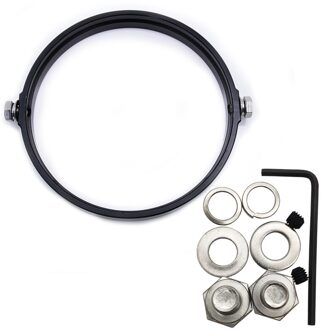 Universal Motor 7 "/ 5.75 Inch Koplamp Koplamp Adapter Ring Motorcycle Mount Led Koplampen Trim Beugel Voor Lamp 5.75duim zwart