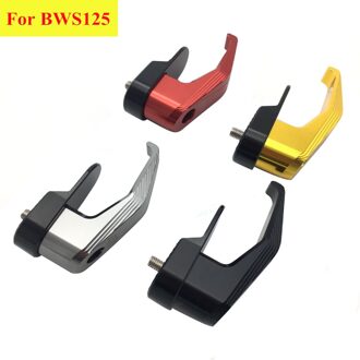 Universal Motorcycle Cnc Aluminium Bws Haak Lat Base Haak Helm Bagage Tas Hangen Haken Voor Yamaha Bws X 125 Bws zilver
