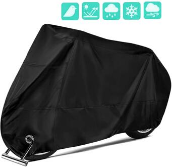 Universal Motorcycle Cover Waterdichte Outdoor Bescherming Motoren Dust Regen Sneeuw Uv Protector Cover Oxford Doek Met Keyhole