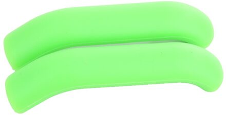 Universal Mountain Road Bike Fiets Dode Vlieg Rem Handvat Mouw Proctector Cover Van Siliconen Remhendel Bescherming groen