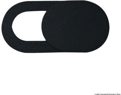 Universal Plastic Zwart Webcam Cover Sluiter Magneet Slider Camera Cover Voor Iphone Laptop Mobiele Telefoon Len Privacy Stickers 6stk / 6stk