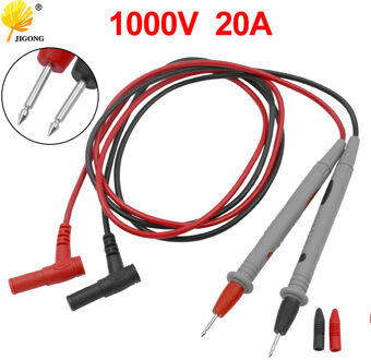 Universal Probe Test Leads Pin Voor Digitale Multimeter Naald Tip Meter Multi Meter Tester Lead Wire Probe Pen Kabel 1000V 20A