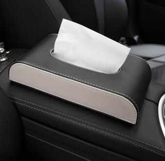 Universal Red Leather Auto Tissue Box Cover Servet Papier Houder Handdoek TYPE3