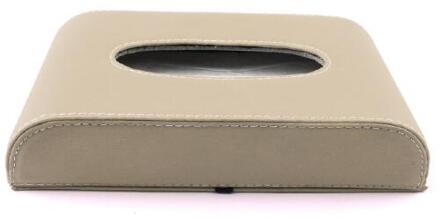 Universal Red Leather Auto Tissue Box Cover Servet Papier Houder Handdoek TYPE5