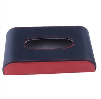 Universal Red Leather Auto Tissue Box Cover Servet Papier Houder Handdoek TYPE6
