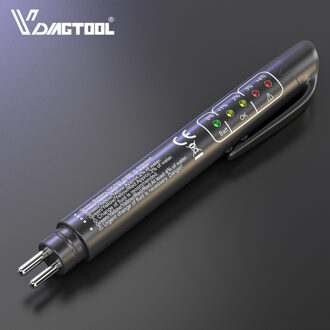 Universal Remvloeistof Tester Olie Controleren Pen Auto Brake Liquid Met 5 Led Display Testen Mositure Auto Diagnostic Tools