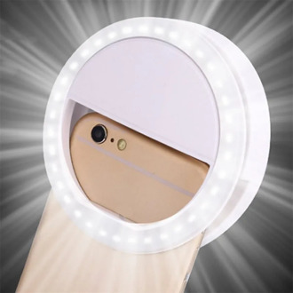 Universal Selfie Lamp Mobile Phone Lens Portable Flash Ring 36 LEDS Luminous Ring Clip Light For iPhone 8 7 6 Plus Samsung