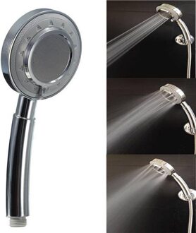 Universal Silver Badkamer Neerslag Handheld Waterbesparende Douchekop Handheld Douchekop Thuis Bad Levert Kraan