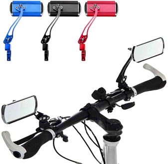 Universal Sleeve Bicycle Rear View Mirror Bike Cycling Wide Range Back Sight Reflector Adjustable Left Right Mirrors Accessories