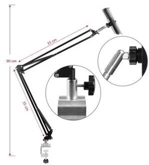 Universal Tablet Holder up to 11-inch - black Zwart - small