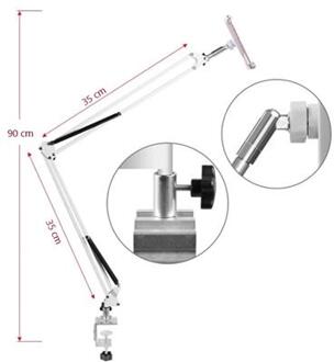 Universal Tablet Holder up to 11-inch - white Wit - small