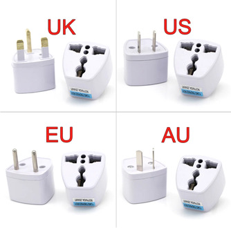 Universal Travel Power Plug Adapter EU EURO AU US to UK Small Adapter Converter Power Plug Adaptor Connector Easy To Carry