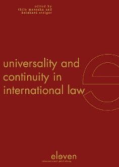 Universality and continuity in international law - eBook Thilo Marauhn (9460942822)