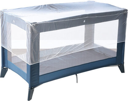 Universeel muskietennet/klamboe - voor baby ledikant/kinderwagen - wit - 130 x 70 cm