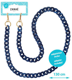 Universeel telefoon koord ketting - Deep Ocean Donkerblauw - One size
