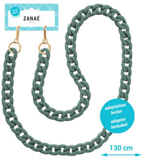 Universeel telefoon koord ketting - Stone Groen - One size