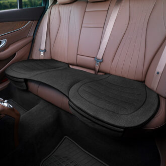 Universeel Zitkussen 'Rear' Zwart Linnen - 1-stuks OTCRLN101