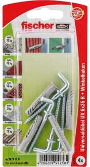 Universeelplug/Duim U x 6 x 35WHK - 4 Stuks